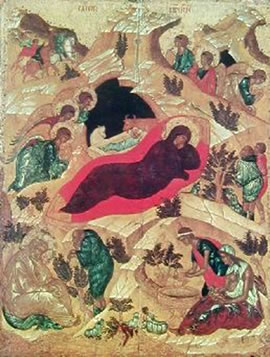 Taize-Ikone: Jesu Geburt