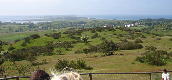 Blick vun't Oberland up Hiddensee