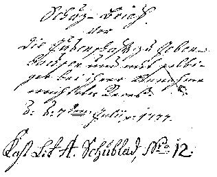"Schutzbrief"
