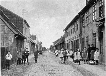 Rehna, Krugstraat (Quelle: Stadtarchiv Rehna)