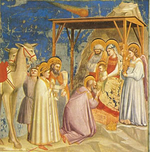 Giotto, De dree Könige kaamt anbeden