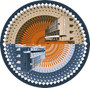 Bawhuus-Rosette. Klick op to'n Vergröttern