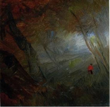 Nevelig Harvstlandschap