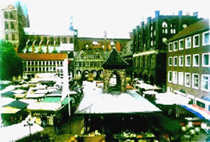 Marktplatz mit Kaak (vörn)