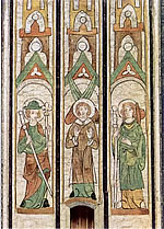 gotische Wandmalerie