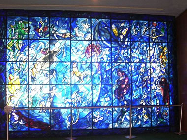 Chagall-Fenster in de UNO